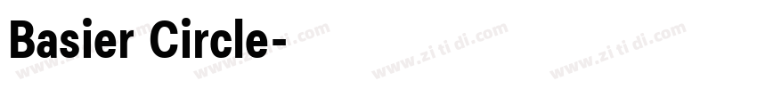 Basier Circle字体转换 Basier Circle字体转换